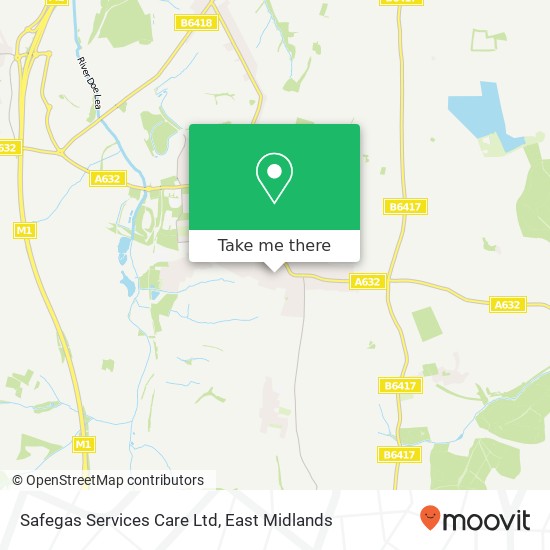 Safegas Services Care Ltd map