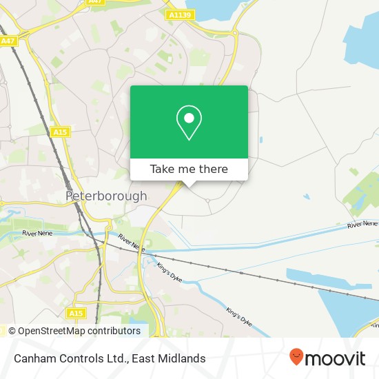 Canham Controls Ltd. map