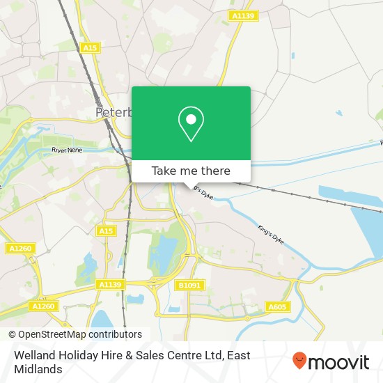Welland Holiday Hire & Sales Centre Ltd map