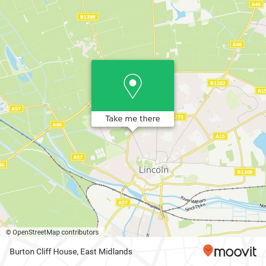 Burton Cliff House map