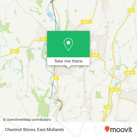 Chestnut Stores map