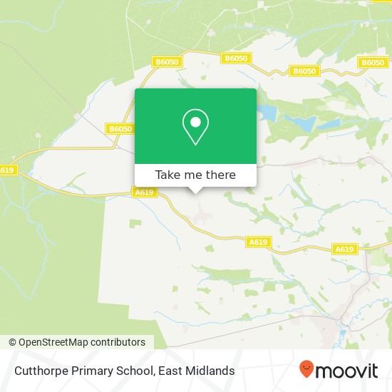 Cutthorpe Primary School map