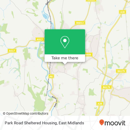 Park Road Sheltered Housing map