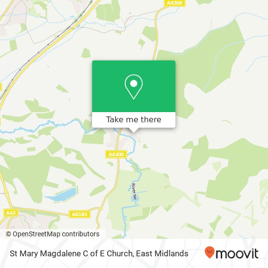 St Mary Magdalene C of E Church map