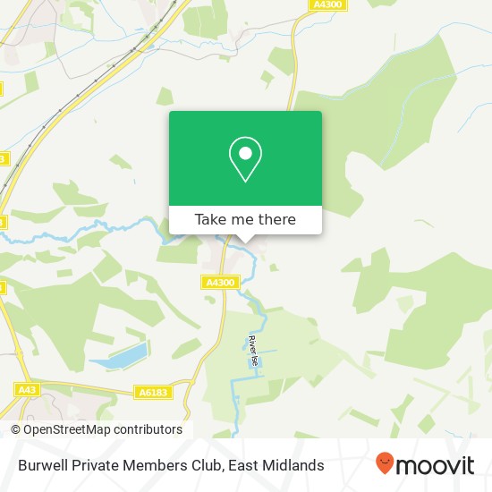 Burwell Private Members Club map