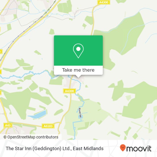 The Star Inn (Geddington) Ltd. map