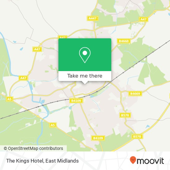 The Kings Hotel map