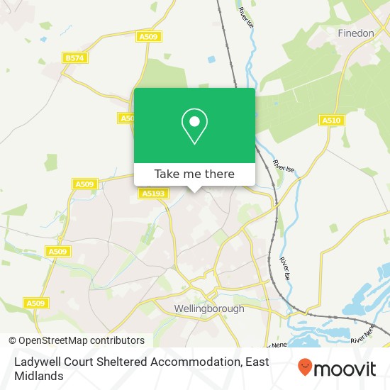 Ladywell Court Sheltered Accommodation map