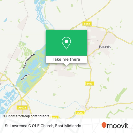 St Lawrence C Of E Church map