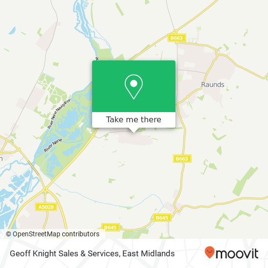 Geoff Knight Sales & Services map