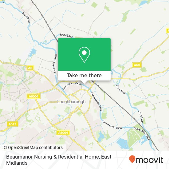 Beaumanor Nursing & Residential Home map