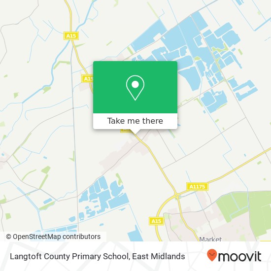 Langtoft County Primary School map