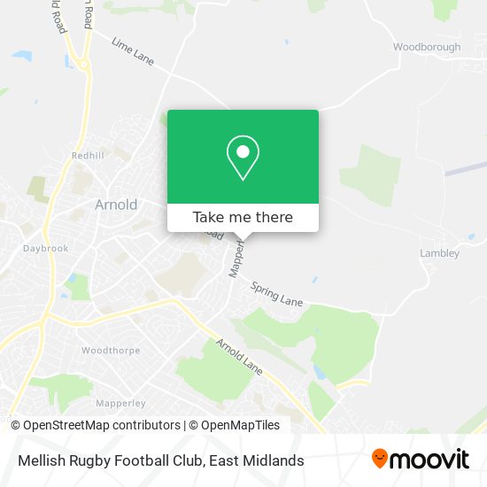 Mellish Rugby Football Club map