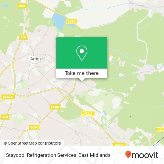 Staycool Refrigeration Services map