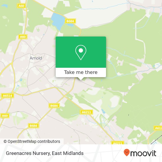 Greenacres Nursery map