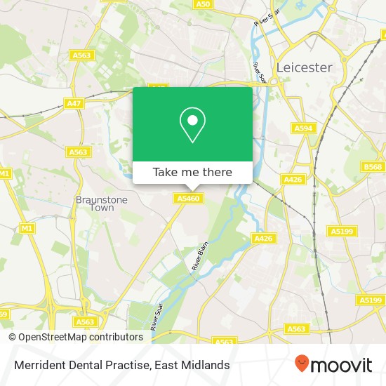 Merrident Dental Practise map