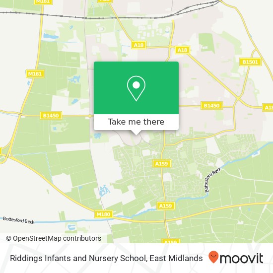 Riddings Infants and Nursery School map