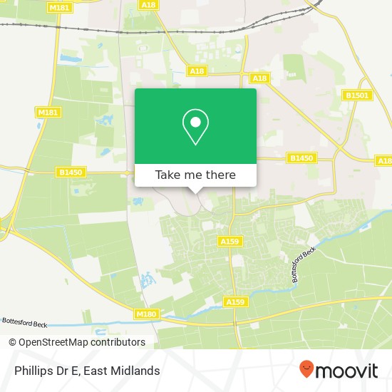 Phillips Dr E map