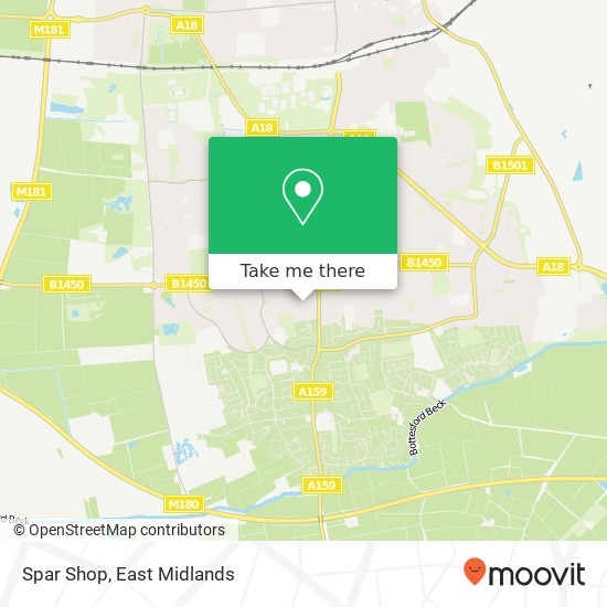 Spar Shop map