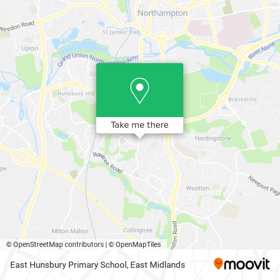 East Hunsbury Primary School map