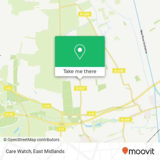Care Watch map
