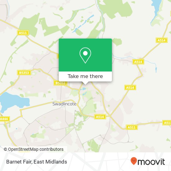Barnet Fair map