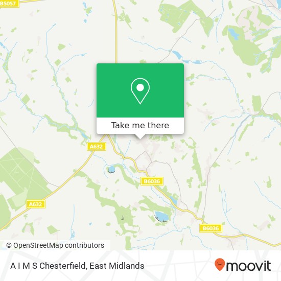 A I M S Chesterfield map