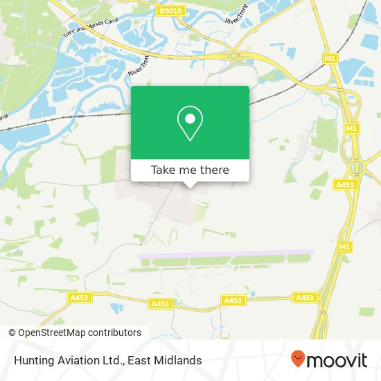 Hunting Aviation Ltd. map