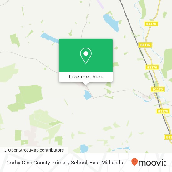 Corby Glen County Primary School map