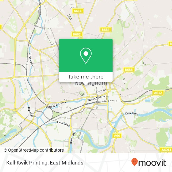 Kall-Kwik Printing map