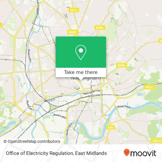 Office of Electricity Regulation map