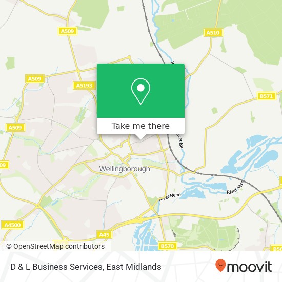 D & L Business Services map