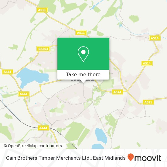 Cain Brothers Timber Merchants Ltd. map