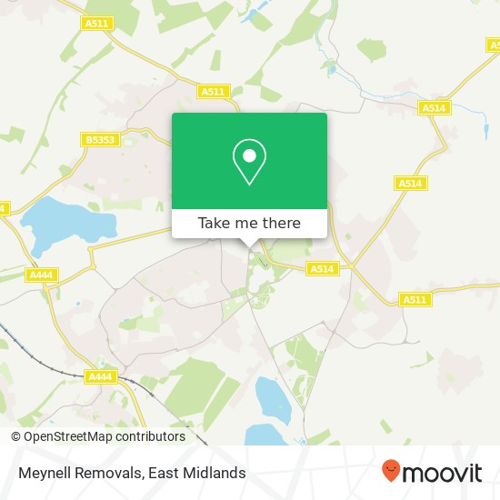 Meynell Removals map