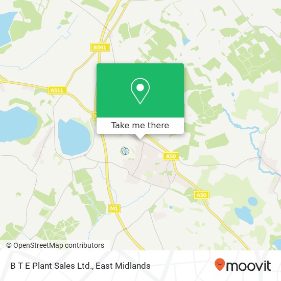 B T E Plant Sales Ltd. map