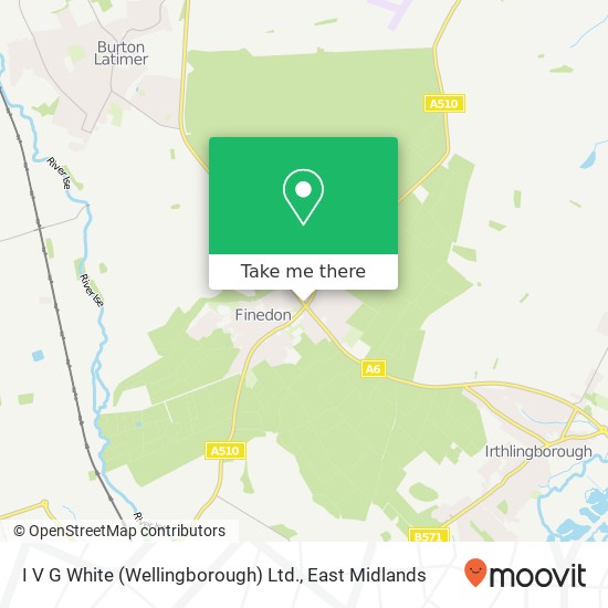 I V G White (Wellingborough) Ltd. map