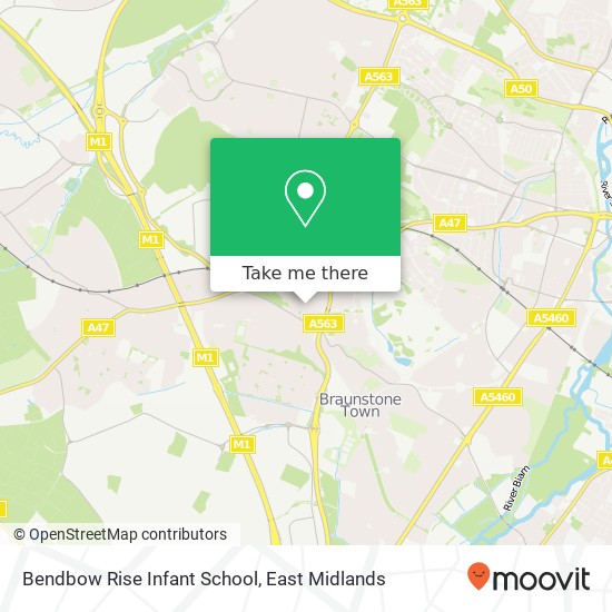 Bendbow Rise Infant School map