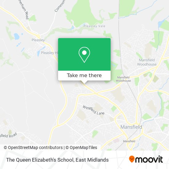 The Queen Elizabeth's School map