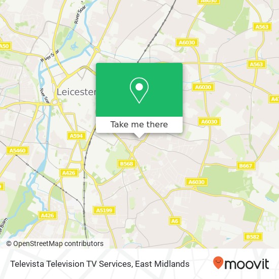 Televista Television TV Services map