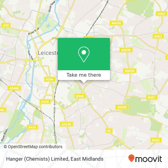 Hanger (Chemists) Limited map