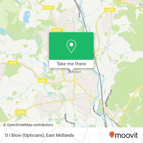 D I Blow (Opticians) map