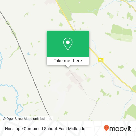 Hanslope Combined School map