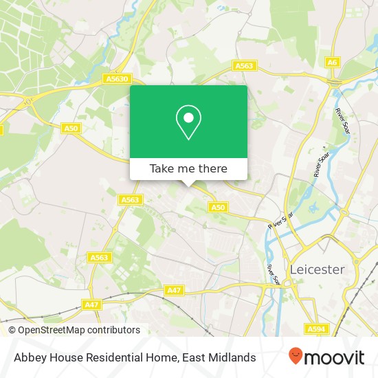 Abbey House Residential Home map