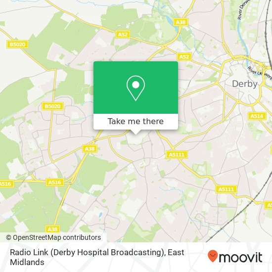 Radio Link (Derby Hospital Broadcasting) map