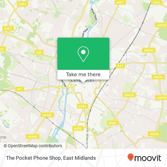 The Pocket Phone Shop map