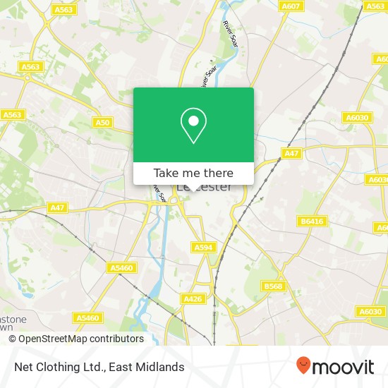 Net Clothing Ltd. map