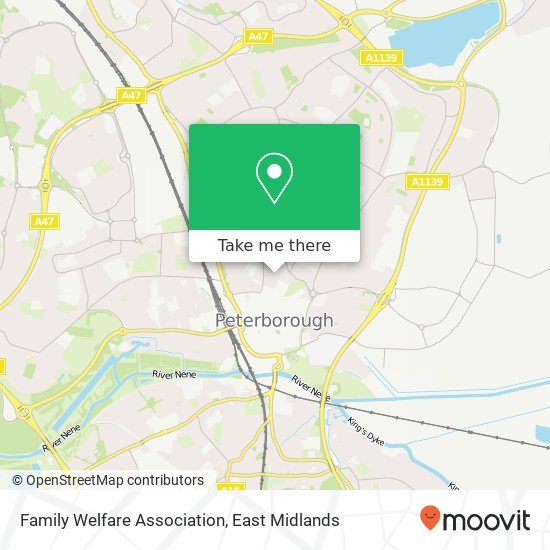 Family Welfare Association map