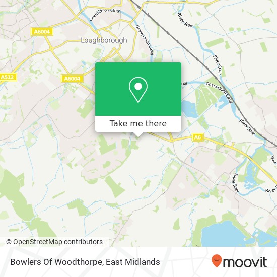 Bowlers Of Woodthorpe map