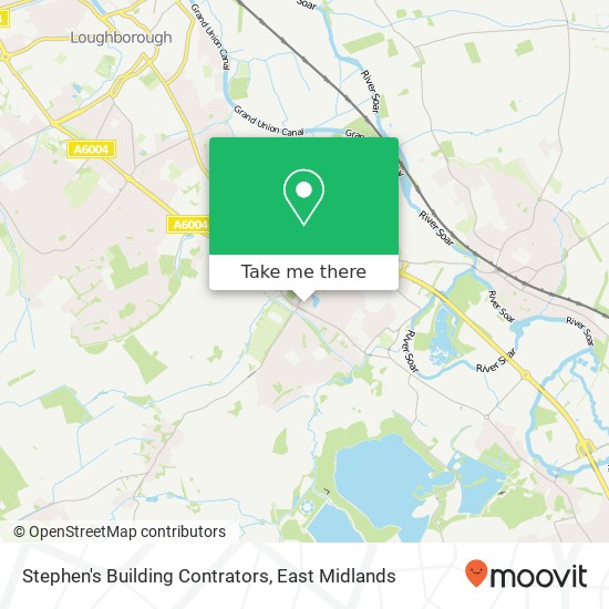 Stephen's Building Contrators map