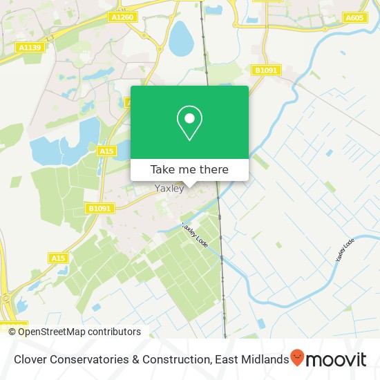 Clover Conservatories & Construction map